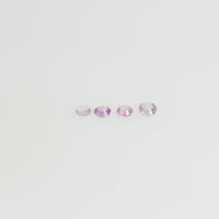 1.5-4 mm Natural Pink Sapphire Loose Gemstone Round Diamond Cut Pk Quality