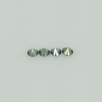 2.5-3.4 mm Natural Blue Green Teal Sapphire Loose Gemstone Round Cut