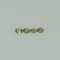 1.4-3.5 mm Natural Green Sapphire Loose Gemstone Round Diamond Cut Vs Quality Color - Thai Gems Export Ltd.