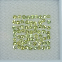 1.4-2.5 mm Natural Green Sapphire Loose Gemstone Round Diamond Cut Vs Quality Color - Thai Gems Export Ltd.