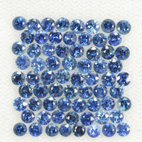 2.5 mm Natural BlueSapphire Loose Gemstone Round Diamond Cut Vs Quality Color