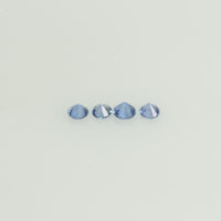 1.3-2.6 mm Natural BlueSapphire Loose Gemstone Round Diamond Cut Vs Quality Color