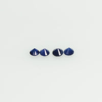 1.1-3.6 mm Natural Blue Sapphire Loose Gemstone Round Diamond Cut Vs Quality Color - Thai Gems Export Ltd.