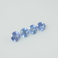 4-5.3 mm Natural Blue Sapphire Loose Gemstone Round Diamond Cut Vs Quality Color - Thai Gems Export Ltd.