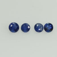0.8-3.6 mm Natural Blue Sapphire Loose Gemstone Round Diamond Cut Vs Quality Color - Thai Gems Export Ltd.