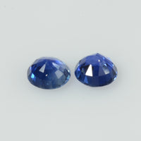 4.4-4.5 mm Natural Blue Sapphire Loose Gemstone Round Diamond Cut