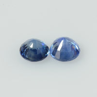 4.4-4.5 mm Natural Blue Sapphire Loose Gemstone Round Diamond Cut