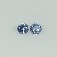 3.7-4.7 mm Natural Blue Sapphire Loose Gemstone Round Diamond Cut - Thai Gems Export Ltd.