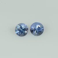 3.7-4.7 mm Natural Blue Sapphire Loose Gemstone Round Diamond Cut - Thai Gems Export Ltd.