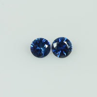 4-4.5 mm Natural Blue Sapphire Loose Gemstone Round Diamond Cut - Thai Gems Export Ltd.
