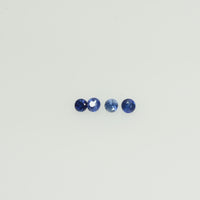 0.8-2.0 mm Natural BlueSapphire Loose Gemstone Round Diamond Cut Pk Quality Color