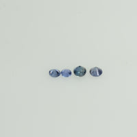 0.8-3.5 mm Natural BlueSapphire Loose Gemstone Round Diamond Cut Vs Quality Color