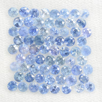0.7 - 5 mm Natural BlueSapphire Loose Gemstone Round Diamond Cut Pk Quality Color