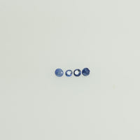 1.0-4 mm Natural Blue Sapphire Loose Gemstone Round Diamond Cut Pk Quality Color