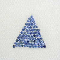 1.0-4 mm Natural Blue Sapphire Loose Gemstone Round Diamond Cut Pk Quality Color