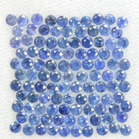1.0-4 mm Natural Blue Sapphire Loose Gemstone Round Diamond Cut Pk Quality Color