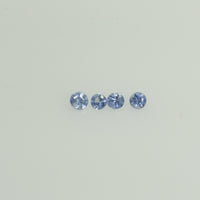 0.8-2.7 mm Natural BlueSapphire Loose Gemstone Round Diamond Cut Vs Quality Color