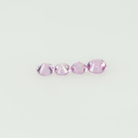 2.5 mm Natural Pink Sapphire Loose Gemstone Round Diamond Cut Cleanish Quality Color