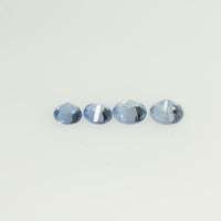 3.0 mm Natural BlueSapphire Loose Gemstone Round Diamond Cut Cleanish Quality Color
