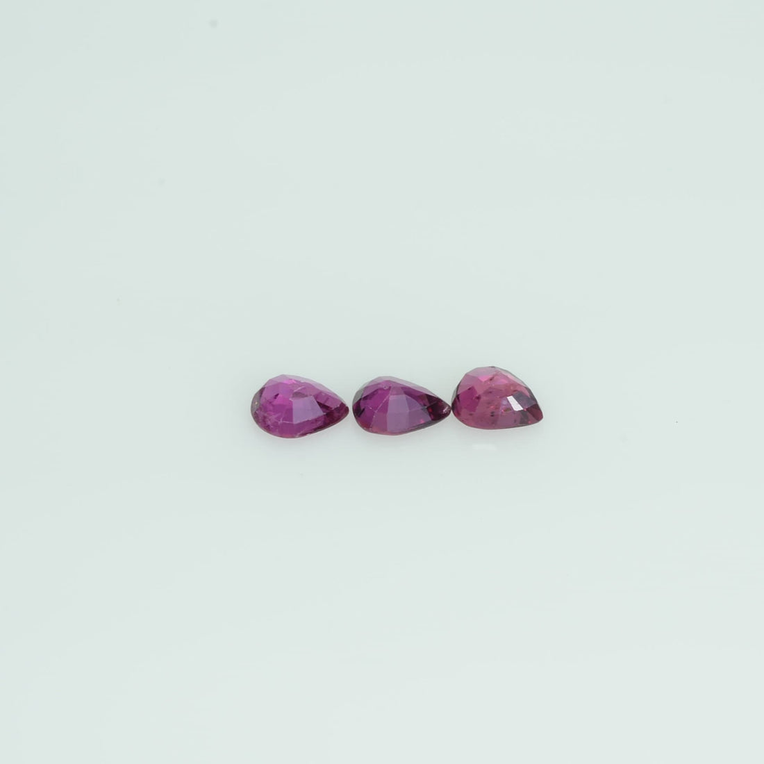 5x4 mm Natural Ruby Loose Gemstone Pear Cut