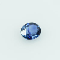0.51 cts natural blue sapphire loose gemstone oval cut