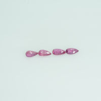 5x3 mm Natural Ruby Loose Gemstone Pear Cut