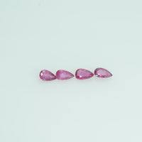 5x3 mm Natural Ruby Loose Gemstone Pear Cut
