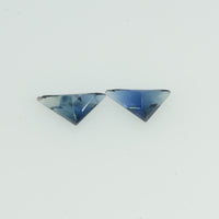 3x2 mm Natural Blue Sapphire Loose Gemstone Triangle Cut Pair