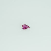 6x4 mm Natural Ruby Loose Gemstone Pear Cut