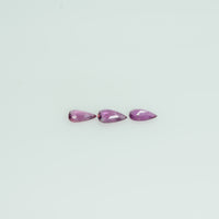 5x3 mm Lot Natural Ruby Loose Gemstone Pear Cut