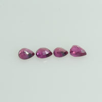 0.83 Cts Natural Ruby Loose Gemstone Pear Cut