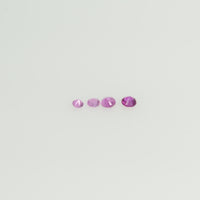 1.8-4.0 mm Natural Purple Sapphire Loose Gemstone Round Diamond Cut Pk Quality