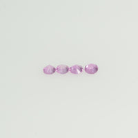 0.8-4.0 mm Natural Pink Sapphire Loose Gemstone Round Diamond Cut Pk Quality Color