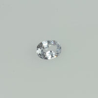 Natural white Sapphire Loose Gemstone Oval Cut