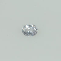 Natural white Sapphire Loose Gemstone Oval Cut