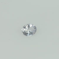 Natural white Sapphire Loose Gemstone Oval Cut