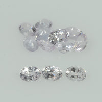 Natural Pastel Lavender Loose Gemstone Oval Cut