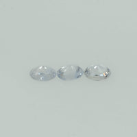 Natural white Sapphire Loose Gemstone Oval Cut