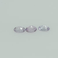 Natural Pastel Pink Loose Gemstone Oval Cut