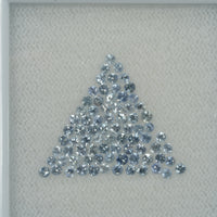 0.8-3.5 mm Natural Blue Sapphire Loose Gemstone Round Diamond Cut Vs Quality Color - Thai Gems Export Ltd.