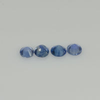 2-3.5 mm Natural Blue Sapphire Loose Gemstone Round Diamond Cut Vs Quality Color - Thai Gems Export Ltd.