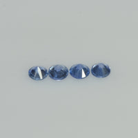 2.5-3.0 mm Natural Blue Sapphire Loose Gemstone Round Diamond Cut Vs Quality Color - Thai Gems Export Ltd.