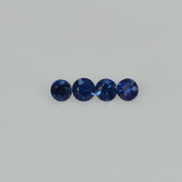 3.0-3.5 mm Natural Blue Sapphire Loose Gemstone Round Diamond Cut Vs Quality Color - Thai Gems Export Ltd.