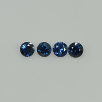 3.0-5.5 mm Natural Blue Sapphire Loose Gemstone Round Diamond Cut Vs Quality Color - Thai Gems Export Ltd.