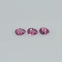3.5x2.5 mm Natural Ruby Loose Gemstone Pear Cut