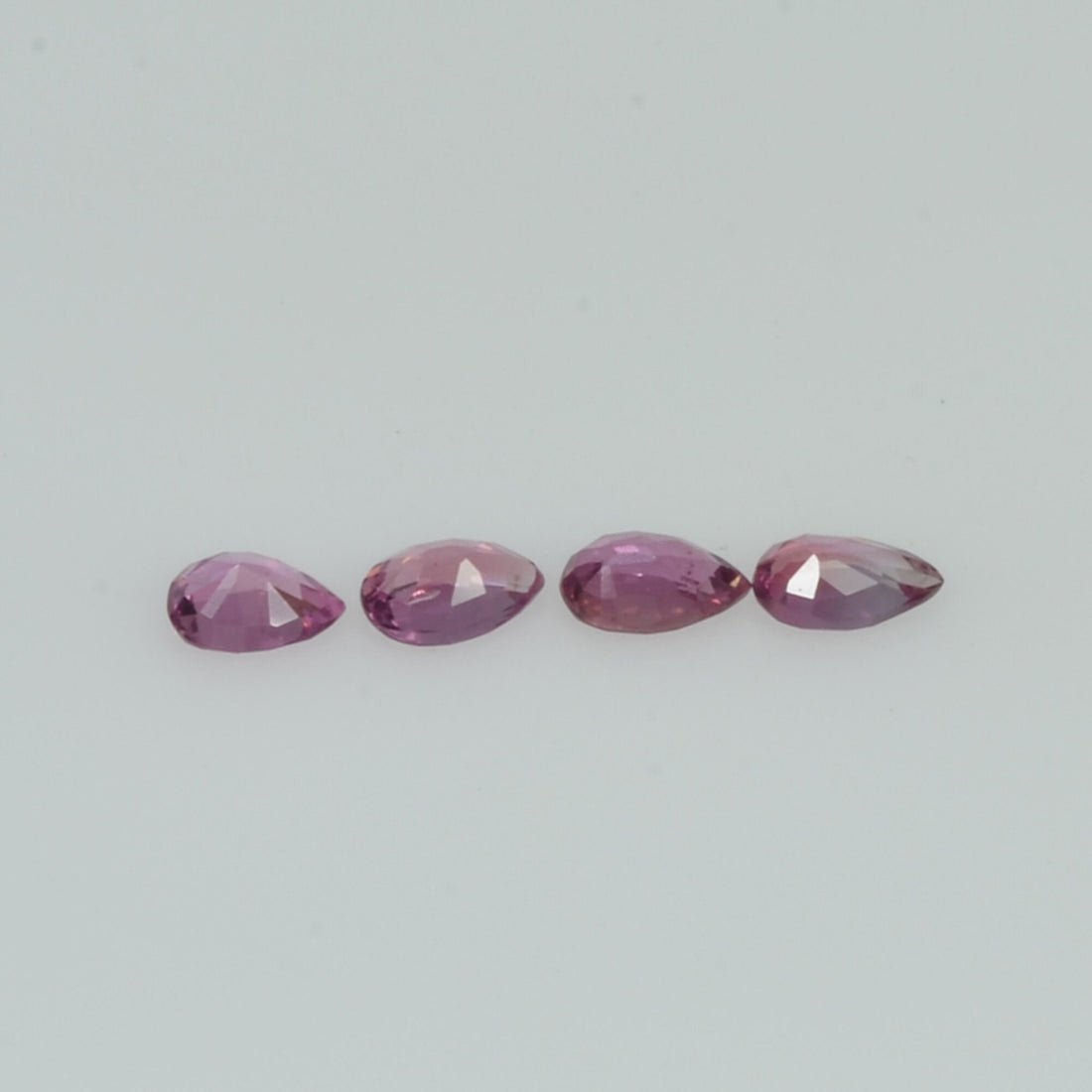 3.5x2.5 mm Natural Ruby Loose Gemstone Pear Cut