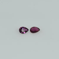 3.5x2.5 mm Lot Natural Ruby Loose Gemstone Pear Cut