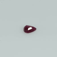 4.5x3.5 mm Natural Ruby Loose Gemstone Pear Cut