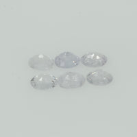 Natural White Sapphire Loose Gemstone VS Quality Oval Cut - Thai Gems Export Ltd.