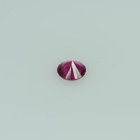 2.5-4.0 mm Natural Pink Sapphire Loose Gemstone VS Quality AAA Color Round Diamond Cut